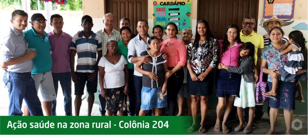 Prefeitura leva ação de saúde para Colônia 204