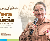 Parabéns, vice-prefeita, Vera Lúcia!