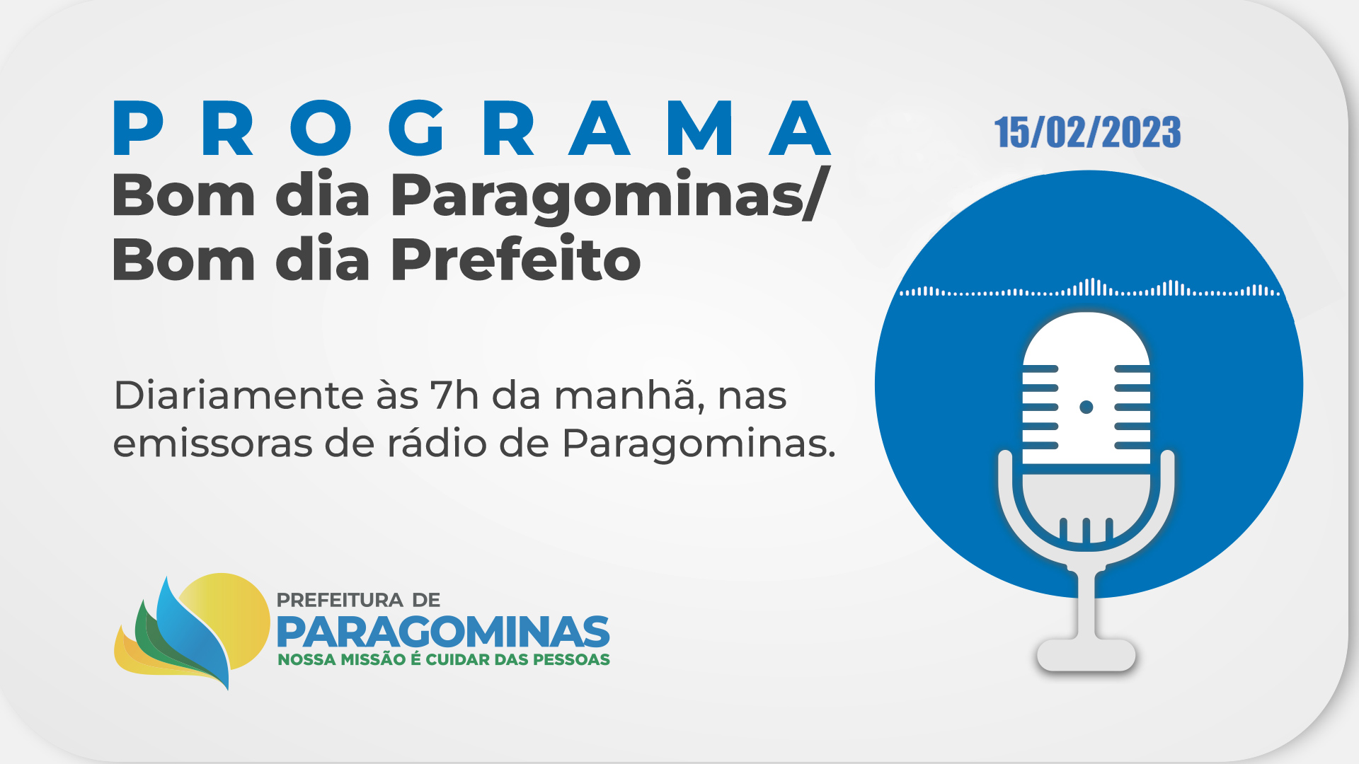 BOM DIA PARAGOMINAS / BOM DIA PREFEITO - 15 DE JANEIRO DE 2023