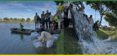 Paragominas realiza ação de repovoamento no Lago Verde e reforça compromisso com o meio ambiente