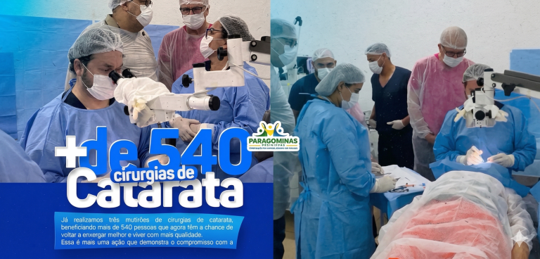 Paragominas ultrapassa 540 cirurgias de catarata realizadas e avança na redução da demanda reprimida
