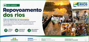 Prefeitura de Paragominas fortalece preservação ambiental com repovoamento dos rio