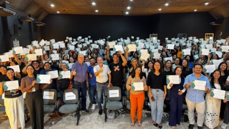 Formação continuada qualificou profissionais que acompanham estudantes com deficiência nas unidades escolares das zonas urbana e rural.