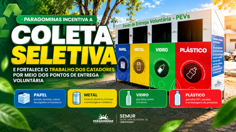 Paragominas incentiva a coleta seletiva e fortalece o trabalho dos catadores por meio dos Pontos de Entrega Voluntária